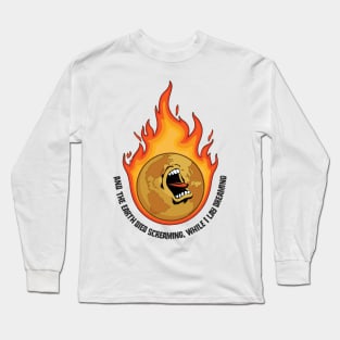 The Earth Died Screaming - Tom Waits Long Sleeve T-Shirt